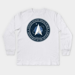 UNITED STATES SPACE FORCE Kids Long Sleeve T-Shirt